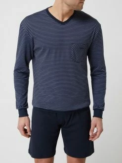 Billig ⌛ Calida Pyjama Aus Baumwolle - Dunkelblau ?