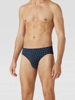 Besorgen ? Mey Slip Mit Allover-Paisley-Muster Modell 'Jazz' - Dunkelblau ?