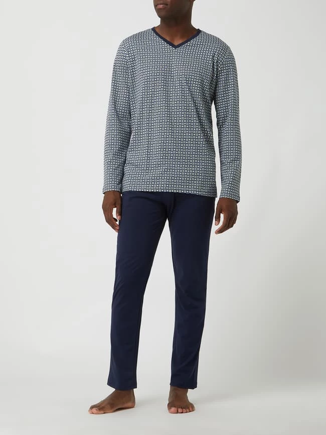 Blitzangebot ? HOM Pyjama Aus Baumwolle Modell 'Lices' - Dunkelblau ⌛ 1 Blitzangebot ? HOM Pyjama Aus Baumwolle Modell 'Lices' - Dunkelblau ⌛