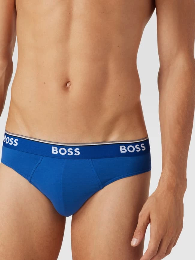 Auslauf ? BOSS Slip Mit Label-Details Im 3er-Pack Modell 'Power' - Royalblau ? 3 Auslauf ? BOSS Slip Mit Label-Details Im 3er-Pack Modell 'Power' - Royalblau ? – Bild 3