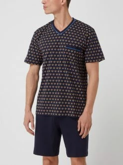 Angebote ? Götzburg Wäsche Pyjama Aus Baumwolle - Dunkelblau ?