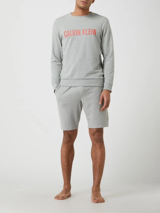 Bester Verkauf ⭐ Calvin Klein Underwear Lounge-Oberteil Mit Logo-Print - Mittelgrau Meliert ? 1 Bester Verkauf ⭐ Calvin Klein Underwear Lounge-Oberteil Mit Logo-Print - Mittelgrau Meliert ?