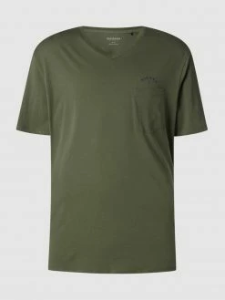 Coupon ? Schiesser Pyjama Aus Bio-Baumwolle - Khaki ?