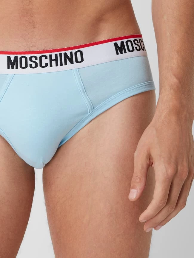 Rabatt ? Moschino Swim + Underwear Slip Mit Stretch-Anteil Im 2er-Pack - Hellblau ? 2 Rabatt ? Moschino Swim + Underwear Slip Mit Stretch-Anteil Im 2er-Pack - Hellblau ? – Bild 2