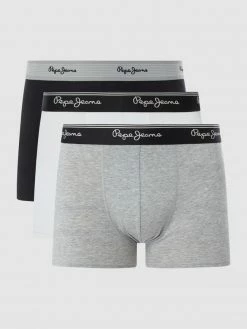 Rabatt ? Pepe ? Jeans Trunks Mit Stretch-Anteil Im 3er-Pack - Mittelgrau Meliert ?