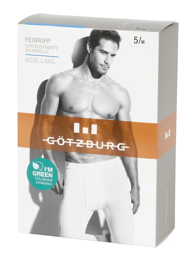 Bestpreis ? Götzburg Wäsche Long Johns Mit Elastischem Bund - Weiß ? 3 Bestpreis ? Götzburg Wäsche Long Johns Mit Elastischem Bund - Weiß ? – Bild 3