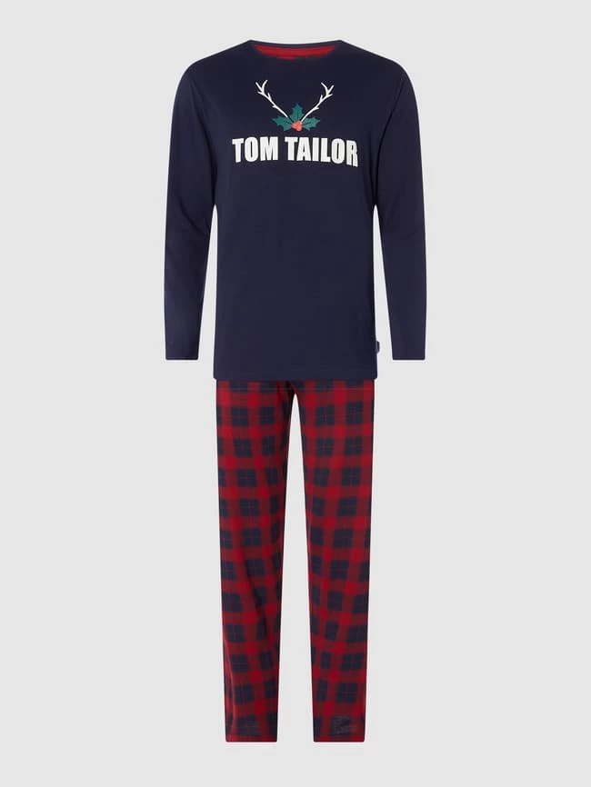 Am billigsten ? Tom Tailor Pyjama Aus Baumwolle - Rot ✔️ 2 Am billigsten ? Tom Tailor Pyjama Aus Baumwolle - Rot ✔️ – Bild 2