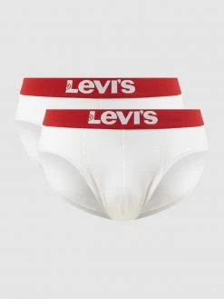 Neu ? Levi's® Slip Mit Stretch-Anteil Im 2er-Pack - Weiß ?