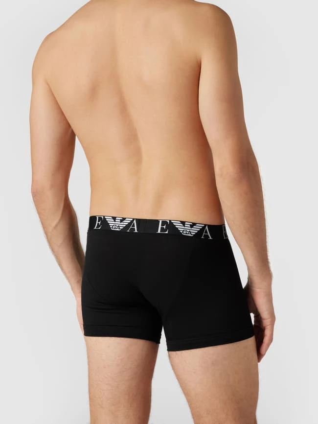 Besorgen ✔️ Emporio Armani Trunks Mit Brand-Schriftzug Im 3er-Pack - Schwarz ? 4 Besorgen ✔️ Emporio Armani Trunks Mit Brand-Schriftzug Im 3er-Pack - Schwarz ? – Bild 4