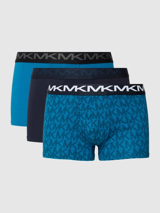 Bestes Angebot ? MICHAEL Michael Kors Trunks Mit Label-Details Im 3er-Pack Modell 'Factor' - Dunkelblau ? 2 Bestes Angebot ? MICHAEL Michael Kors Trunks Mit Label-Details Im 3er-Pack Modell 'Factor' - Dunkelblau ? – Bild 2