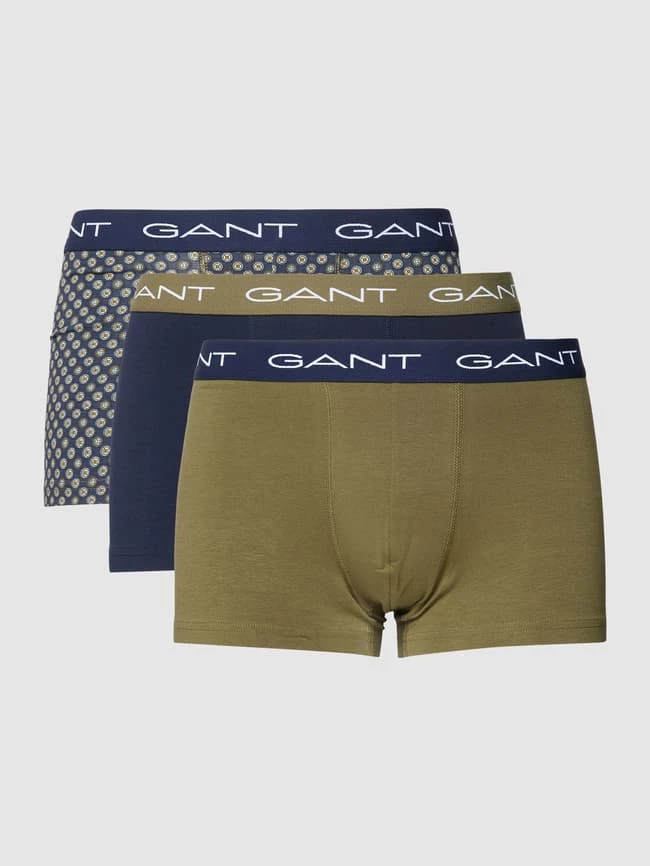 Blitzangebot ✨ Gant Trunks Mit Elastischem Bund Im 3er-Pack Modell 'FOULARD PRINT' - Dunkelblau ? 2 Blitzangebot ✨ Gant Trunks Mit Elastischem Bund Im 3er-Pack Modell 'FOULARD PRINT' - Dunkelblau ? – Bild 2