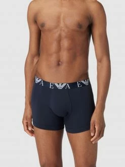 Bestpreis ? Emporio Armani Trunks Mit Brand-Schriftzug Im 3er-Pack - Dunkelblau ?