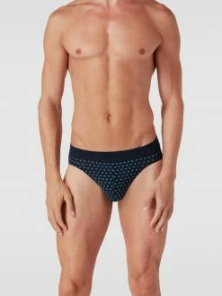 Besorgen ✔️ Schiesser Slip Mit Allover-Muster Modell 'Fashion' - Royalblau ✨