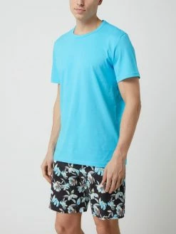 Schlussverkauf ? HOM Pyjama Aus Baumwolle Modell 'Eden Roc' - Türkis ?